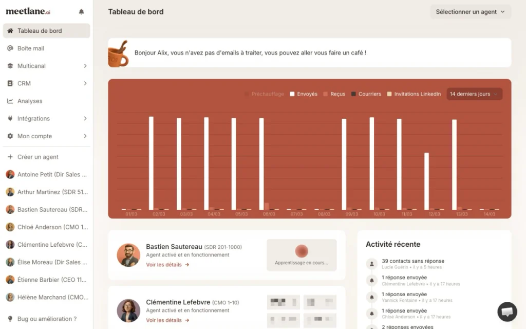 Dashboard délivrabilité